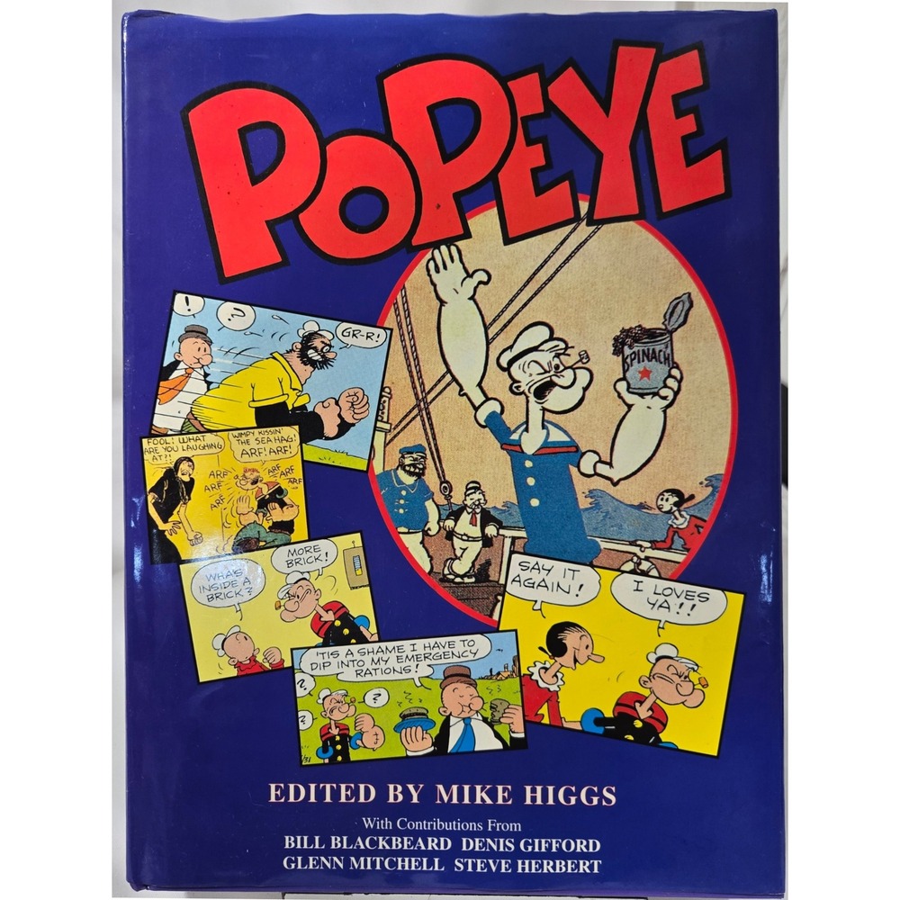 Popeye Comic Book 1995 Chartwell‎ Books Inc. Illustrated Cartoon Character